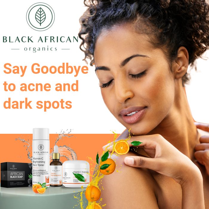 Vitamin C and Hyaluronic Acid + Black Soap Kit