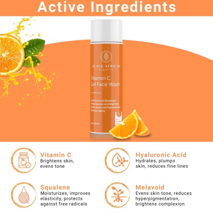 Vitamin C and Hyaluronic Acid Face Wash