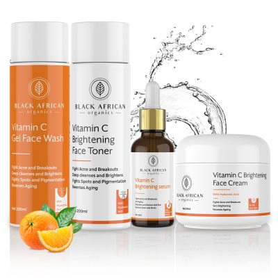 Black African Organics Vitamin C and Hyaluronic Acid Face Kit