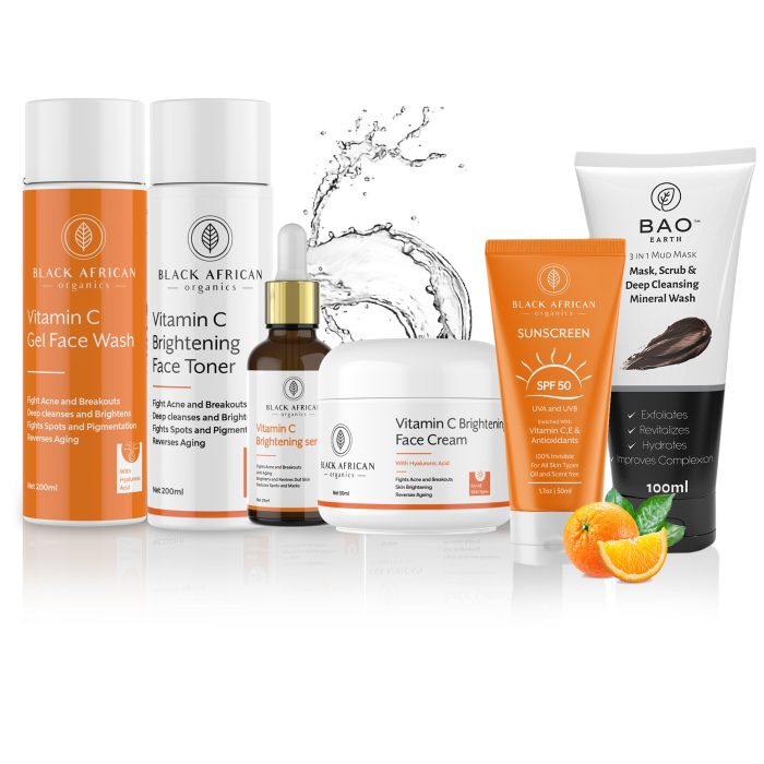 Vitamin C and Hyaluronic Acid Deluxe Face Kit