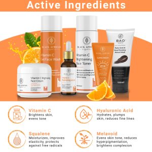 Vitamin C and Hyaluronic Acid Deluxe Face Kit